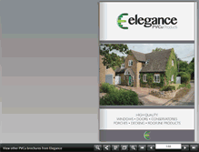Tablet Screenshot of elegancewindowsexeter.co.uk